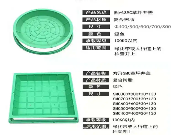 平乐树脂复合种植井盖展示